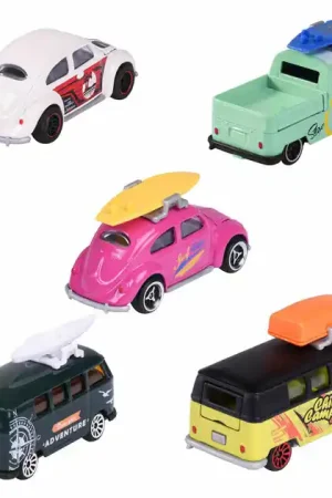 Bestseller Majorette Volkswagen The Originals Speelauto's, 5st.
