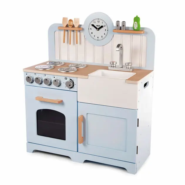Uitverkoop Tidlo Houten Speelkeuken Landelijk,7dlg.