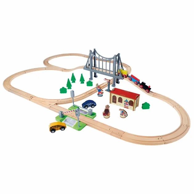 Eichhorn Treinbaan met Brug Speelset, 55dlg. Koop Online