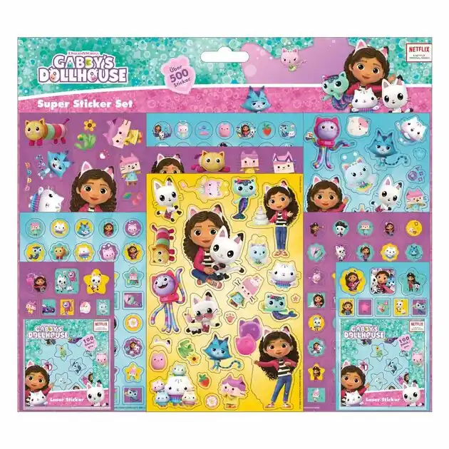 Gabby's Poppenhuis Super Stickerset Fabrieksprijs