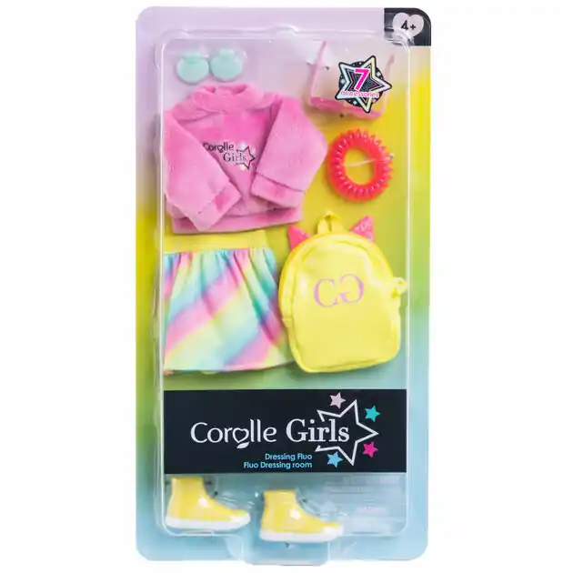 Corolle Girls - Poppenkleertjes Fluo Set Dressing Room Nu Kopen