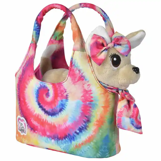 Chi Chi Love Puppy Knuffel in Tas Batik Style Superprijs