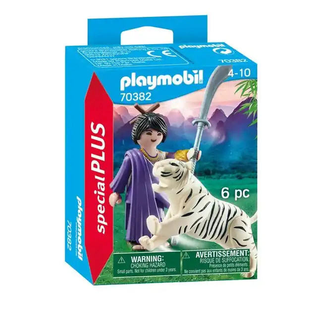 Bestel Nu Playmobil Specials Aziatische Vechter met Tijger - 70382