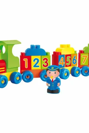 Seizoensaanbieding Ecoiffier Abrick Locomotief Letters en Cijfers