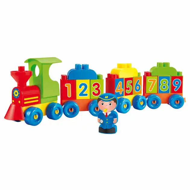 Seizoensaanbieding Ecoiffier Abrick Locomotief Letters en Cijfers