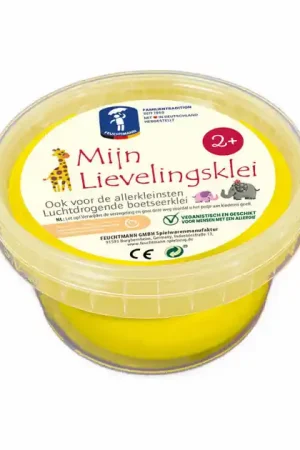 Actieprijs Mijn Lievelingsklei - geel, 500gr.