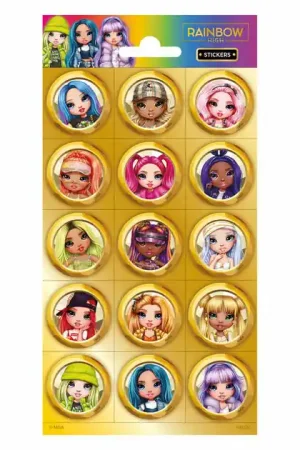 Exclusieve Aanbieding Stickervel Rainbow High