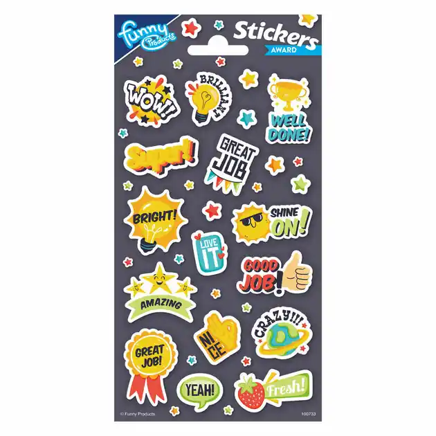 Stickervel Award Gecertificeerd