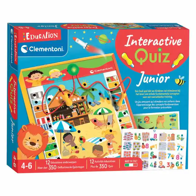 Clementoni Education - Interactieve Quiz Junior Leerspel Speciale Aanbieding