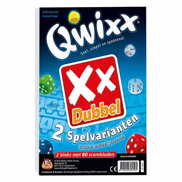 Tijdelijk Beschikbaar Qwixx Dubbel Dobbelspel