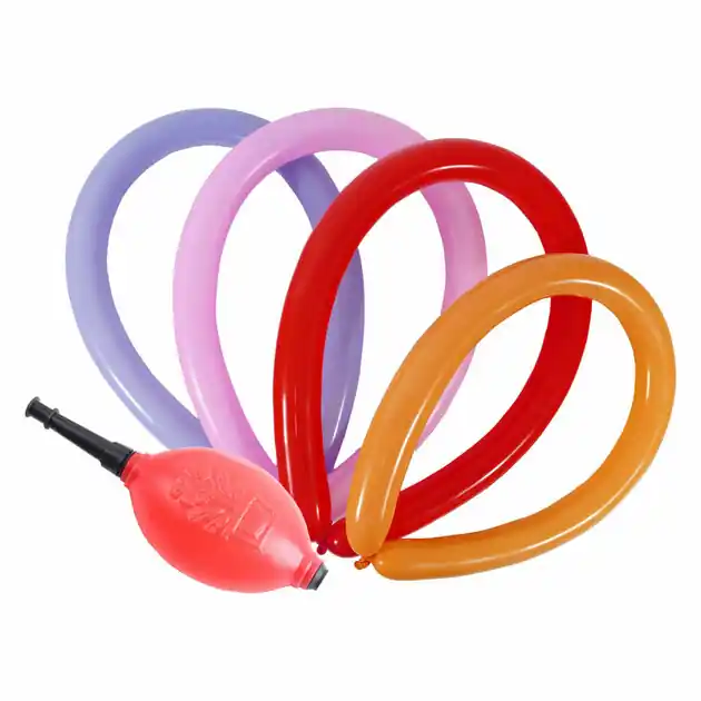 Party Stars Ballonpomp met 12 modelleerballonen Betrouwbaar
