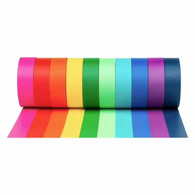Voordeelprijs Colorations - Washi Tape Vaste Kleuren, 10 x 500cm