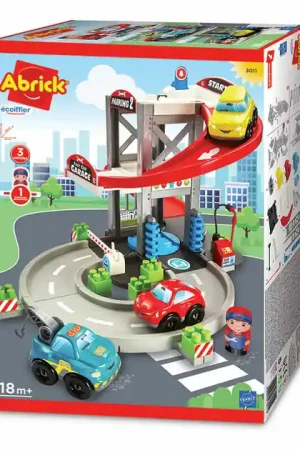 Gratis Retour Ecoiffier Abrick Garage met Transporter en Auto's