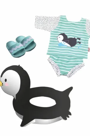 Voordeelprijs Poppen Zwemset Pinguin, 35-45 cm