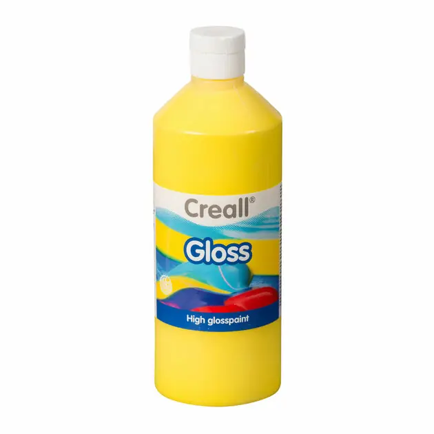 Lage Prijs Creall Gloss Glansverf Geel, 500ml