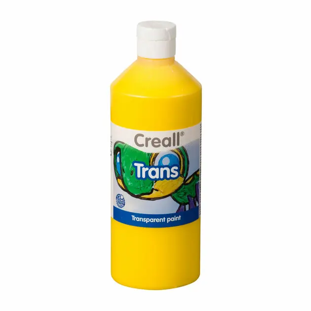 Tijdelijk Beschikbaar Creall Transparante Verf Geel, 500ml