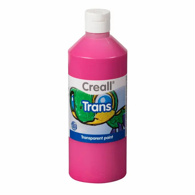 Goedkoop Creall Transparante Verf Roze, 500ml