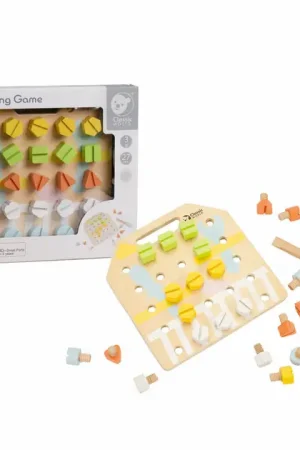Actieprijs Classic World Houten Schroefbord Coordinatie Spel, 27dlg.