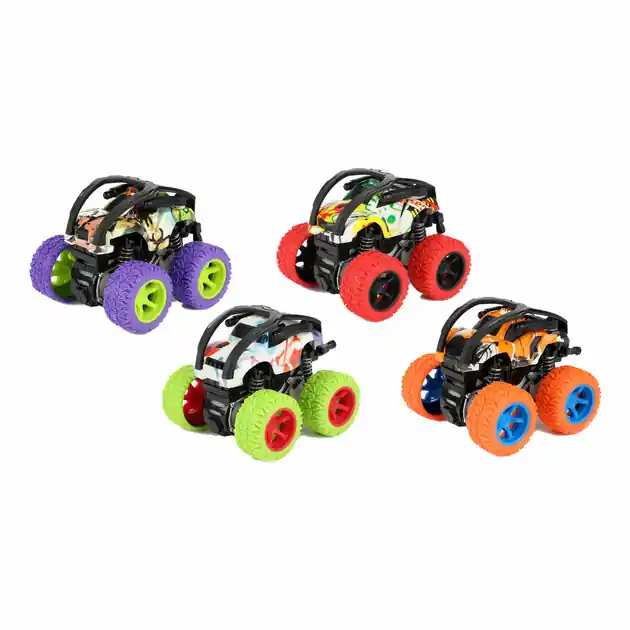 Vehicool Cars & Trucks Frictie Monster Truck Flip Over Gratis Retour