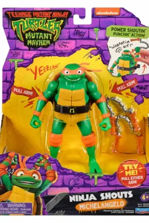 Shop Nu Teenage Mutant Ninja Turtles Ninja Shouts Speelfiguur - Michelangelo