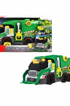 Beste Prijs Dickie Recycle Vrachtwagen Groen
