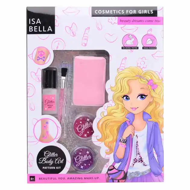 Isabella Body Art Glitters met Patronen Lage Prijs