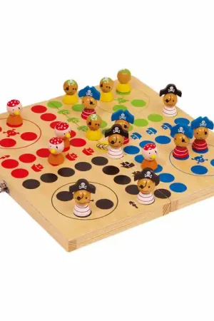 Small Foot - Houten Ludo Pirateneiland Laatste Kans