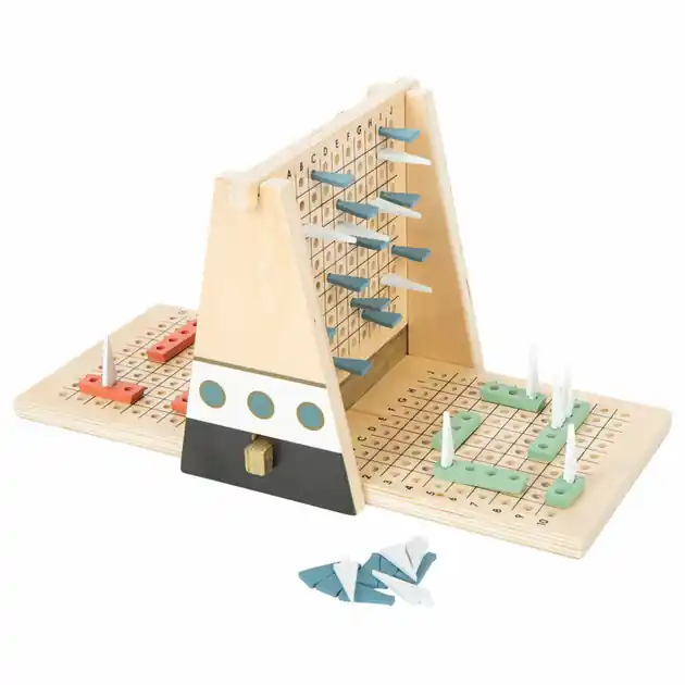 Small Foot - Houten Strategie Spel Slag om de Schepen Koop Vandaag