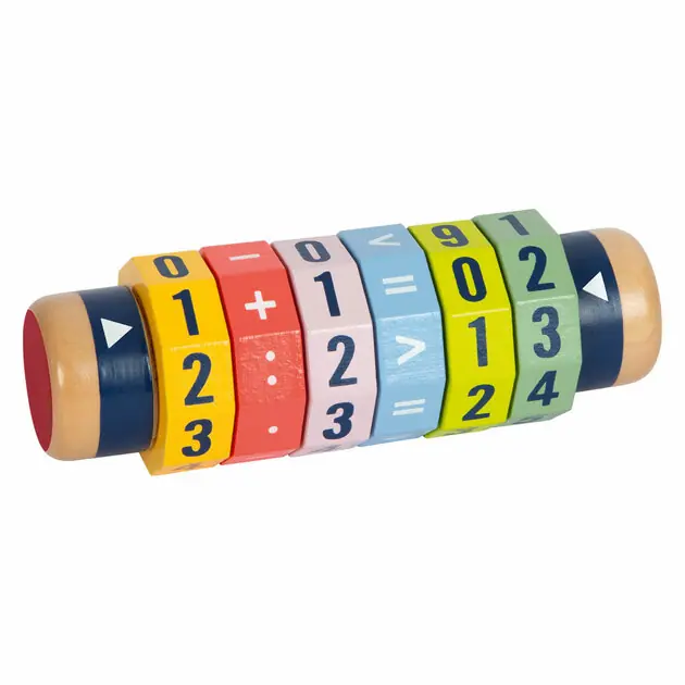 Small Foot - Draaibare Rekenhulp Hout 1x1 Weekendaanbieding