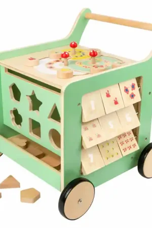 Betaalbaar Small Foot - Houten Baby Walker Loopwagen Activiteitencentrum