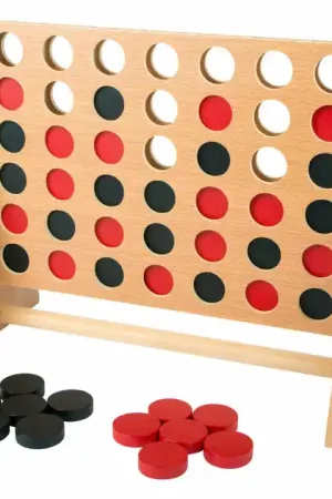 Small Foot - Houten Spel 4 op een Lijn Laatste Versie