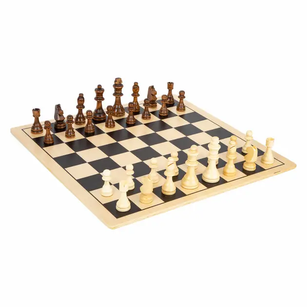 Small Foot - Houten Schaak en Damspel XL Betaalbaar