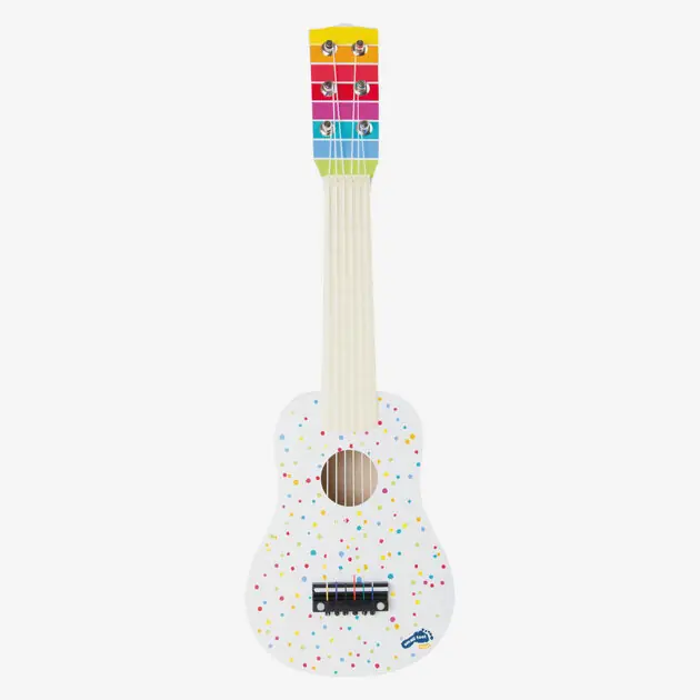 Shop Nu Small Foot - Houten Gitaar met Stippen, 53cm