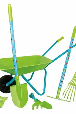 Beperkt Aanbod Small Foot - Tuingereedschap met Kruiwagen Groen, 8dlg.