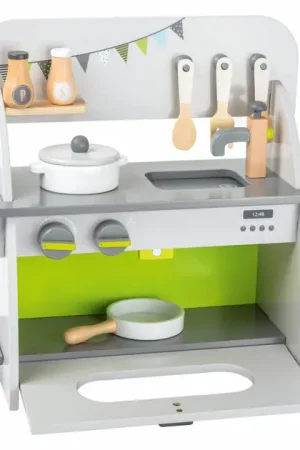 Beperkt Aanbod Small Foot - Houten Speelkeuken Compact, 9dlg.
