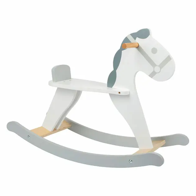 Small Foot - Houten Schommelpaard Skandi Wit Premium