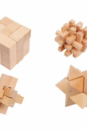 Direct Beschikbaar Small Foot - Houten Breinpuzzels, Set van 4