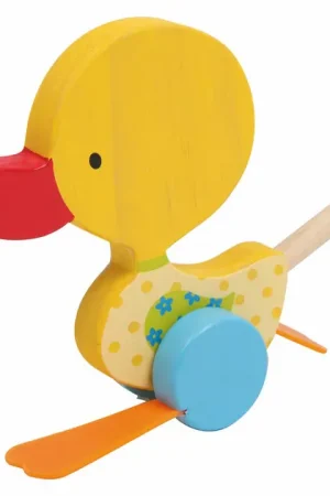 Betaalbaar Small Foot - Houten Duwfiguur Eend Tina met Stok