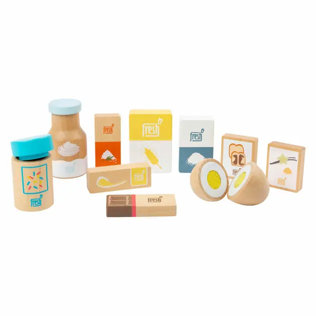 Small Foot - Houten Speeleten Bakbenodigdheden, 10dlg. Koop Online