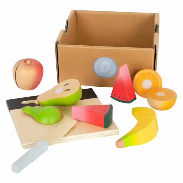 Rechtstreeks Van De Fabrikant Small Foot - Houten Snij- en Speeleten Fruit Set, 13dlg.