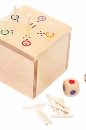 Goedkoop Small Foot - Dobbelspel In a Box 6 Out