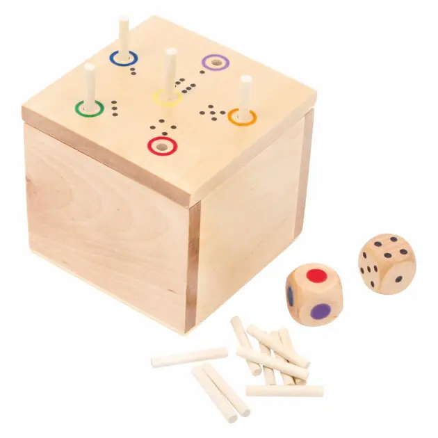 Goedkoop Small Foot - Dobbelspel In a Box 6 Out