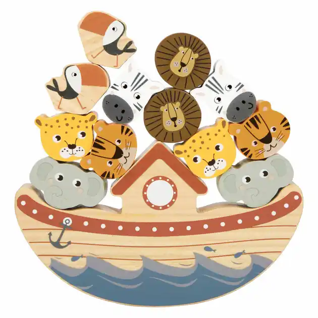 Uitverkoop Small Foot - Houten Balansspel Safari