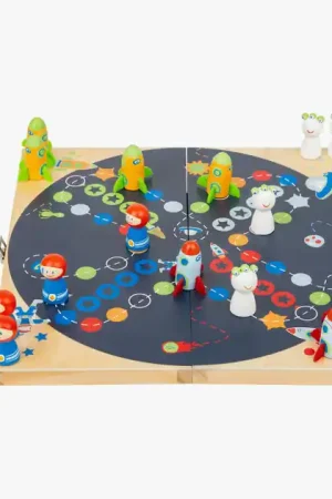 Finale Uitverkoop Small Foot - Houten Ludospel Ruimtevaart
