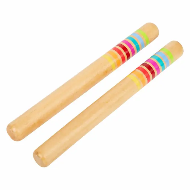 Lage Kosten Small Foot - Houten Gekleurde Drumstokken
