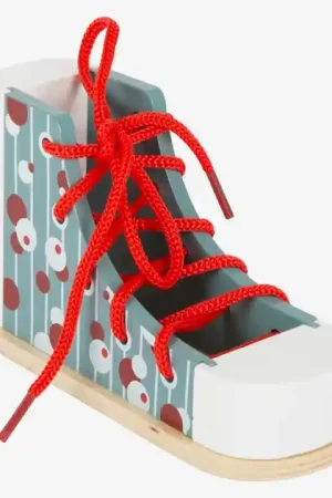 Small Foot - Houten Rijgschoen met Veter Finale Uitverkoop