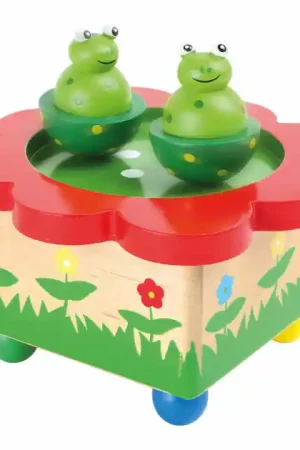 Beperkte Voorraad Small Foot - Houten Muziekdoos Kikker