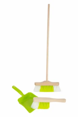 Tijdelijk Beschikbaar Small Foot - Houten Veegset met Bezem, 3dlg.