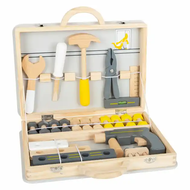 Shop Nu Small Foot - Houten Gereedschapskoffer Miniwob, 44dlg,