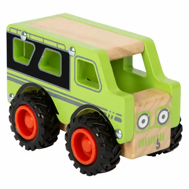 Direct Verzonden Small Foot - Houten Off-Road Jeep Groen